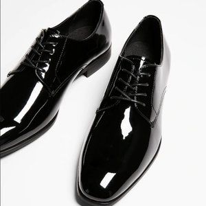New Express Patent Tuxedo Shoes, Size 11